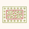 French Tablecloth Fig Red & Green