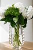Vintage Braided Glass Vase in Clear