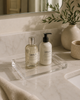 Claire Crystal Glass Vanity Tray