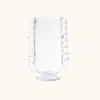 Vintage Braided Glass Vase in Clear