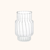 Mimo Clear Optic Glass Vases (Set of 2)